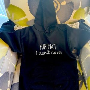 SHEIN “I don’t Care” hoodie